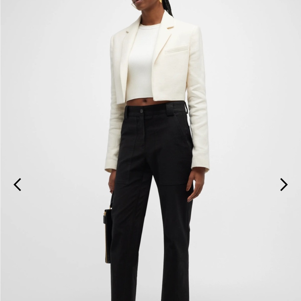 A.L.C Andy Cropped Jacket size 8 NWT NEW Color: Ecru